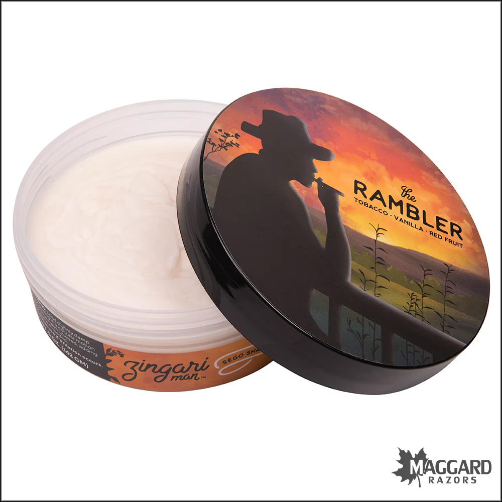 Zingari Man The Rambler Artisan Shaving Soap Sego Base, 5oz - Image 2